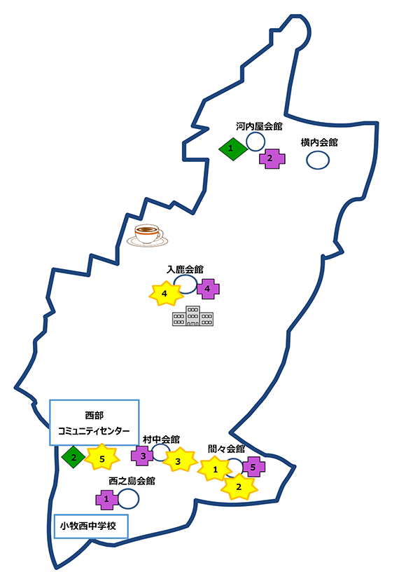村中小学校区の地図